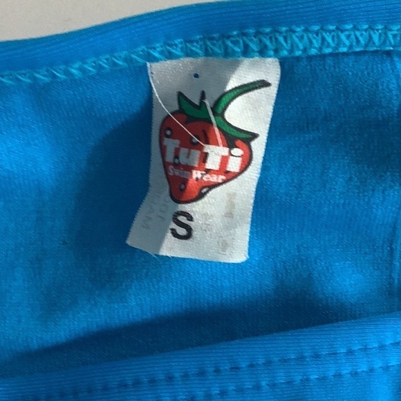 Tuti Swimwear Brazilian Bikini Bottom Teal New Without Tags - Picture 6 of 10